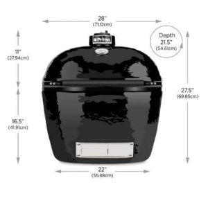 Primo Grill Oval XL 400 All In One Sizing Chart