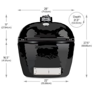 Primo grill Oval XL 400 Size Chart