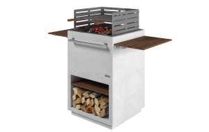 Nordpeis Air BBQ Grill Kebony Wooden Side Shelf